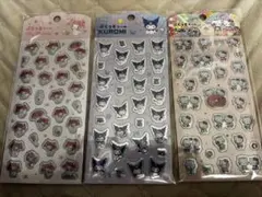 ぷくっとシール（サンリオキャラクター3枚セット）