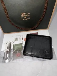 IL BISONTE 三つ折財布 クロコ風 - メルカリ