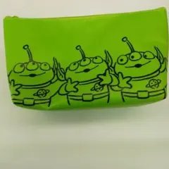 エイリアンデザイン グリーンポーチ