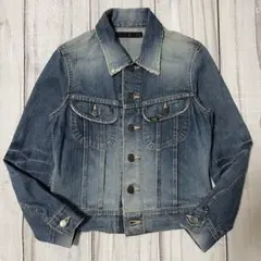 Lee デニムジャケット 短丈 フェード 日本製 2ndタイプ風　ヴィンテージ