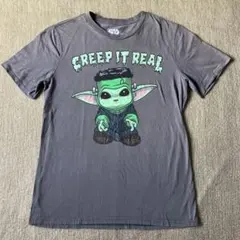 STARWARS　スターウォーズ　グローグー　ムービーTシャツ Lサイズ