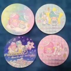 新品　リトルツインスターズ ステッカー 4枚　セット　あべのキューズモール