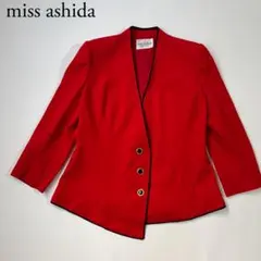 良品　miss ashida ミスアシダ　ノーカラージャケット　vintageのサムネイル