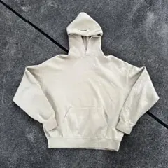 Fear of god essentials hoodie fog ベージュ