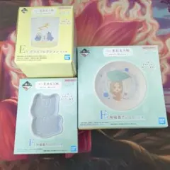 一番くじ 夏目友人帳 E賞グラス F賞陶磁器アソート 3点セット