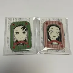 鬼滅の刃 スクエア缶バッジコレクション 竈門炭治郎 竈門禰豆子
