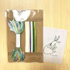 【新品未使用】美篶堂　しおり・花布セット　製本パーツ