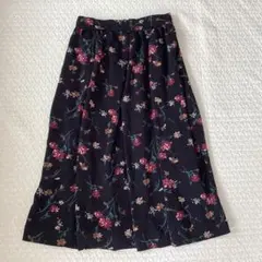 clane FALL FLOWER PLEATS SKIRT 松本恵奈