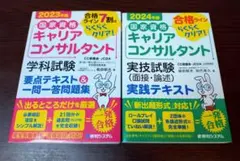 国家資格キャリアコンサルタント　学科試験&実技試験　2冊セット
