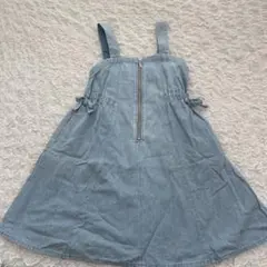 ライトブルー ジャンバースカート 130