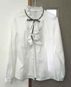 selectione フリルスタンドカラー ブラウス 長袖
