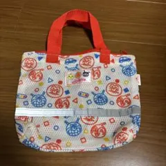 【未使用】【非売品】アンパンマン　メッシュポーチ　JA共済　交通安全キャラバン