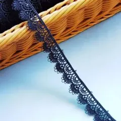 №75 ケミカルレース　チャコールグレー色