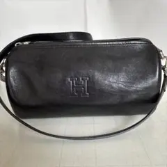 HIROFU ヒロフ レザー ショルダーバッグ ブラックのサムネイル