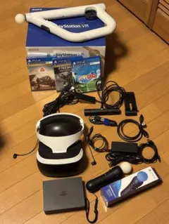 PlayStation VR セット ソフト3枚 専用コントローラー付き