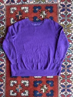 Hanes 無地スウェット　パープル　XL