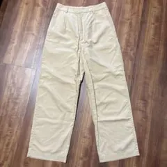 【UNIQLO】リネンブレンドタックワイドパンツ