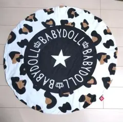 BABYDOLL ヒョウ柄 円形ラグ