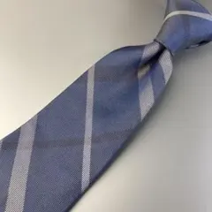 【最高級】バーバリーロンドン　イタリア製　ノバチェック　スリムシルクネクタイ