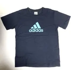 [未使用・美品]adidas ネイビー Tシャツ 140cm
