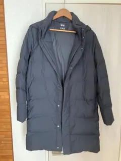 UNIQLO ネイビー シームレスダウンコートMサイズ