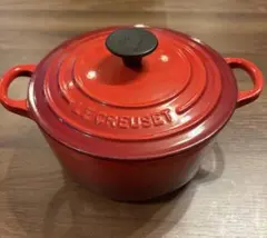LE CREUSET ル・クルーゼ 両手鍋 20cm レッド - メルカリ