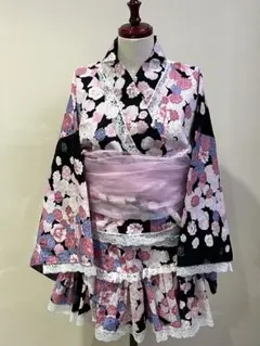 浴衣ドレス 帯なし
