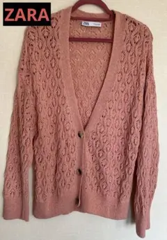 ZARA レース編みカーディガン