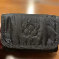 マリクワ⭐︎ブラック ナイロン ポーチ