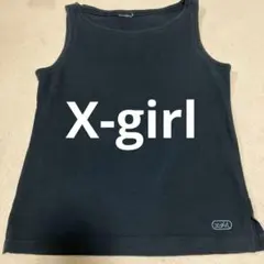 初期X-girl タンクトップ ブラックのサムネイル