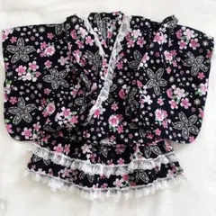 浴衣ドレス 140 ‪‪地雷 量産型 姫ギャル 平成女児 150 160 ラメ