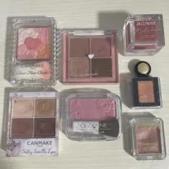 コスメまとめ売り CANMAKE CEZANNE他 チーク アイシャドウ
