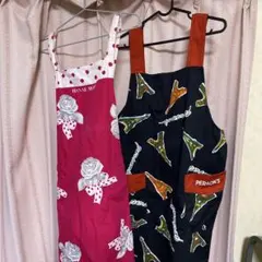PERSON'S とハナエモリのエプロン　2着