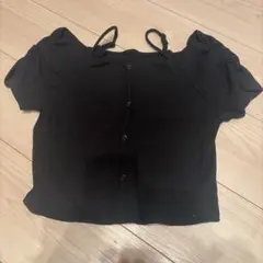 GU 半袖 トップス ブラック L