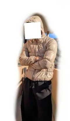 OLD UNIQLOダウン ベージュシルバー