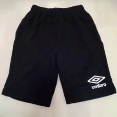 umbro 黒 ハーフパンツ 140　スウェット