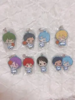 黒子のバスケ ラバーマスコット 帝光中学校 まとめ売り　キセキの世代　黒子テツヤ