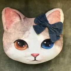Hello Kitty 猫の顔クッション USJ ユニバ　ハローキティ　リアル