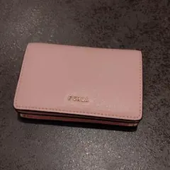FURLA ピンク 名刺入れ