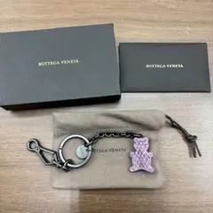 ボッテガヴェネタ キーリング パイソン くま ベア