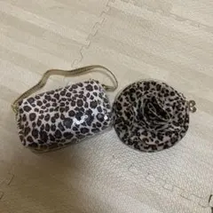 ゆう〜ちゃん様専用ノーブランド　ミニポーチ、小銭財布　2点セット