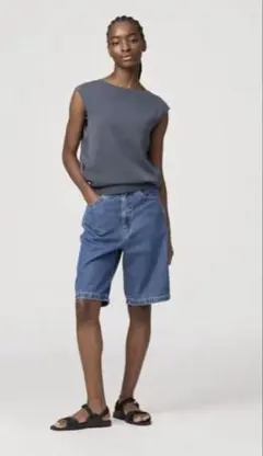 UNIQLO U デニムバミューダショーツ