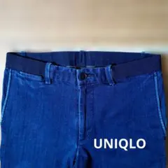 UNIQLO ダークブルー チノパン　Sサイズ