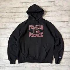 チャンピオン フランクリン・ピアース大学 カレッジパーカー 黒 L メンズ古着