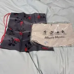 ミッキーマウス　トートバッグと巾着バック