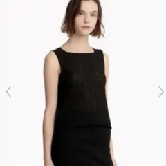 【新品未使用タグ付】セオリーレース風すセットアップ ブラック