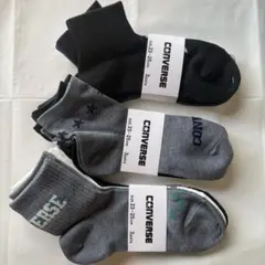 コンバース　23-25㎝　ソックス3足×3