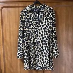 ZARA BASIC シャツ ブラウス レオパード ヒョウ柄 XSのサムネイル