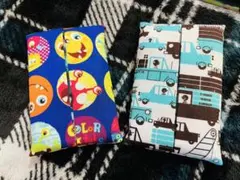 ミニポケットティッシュケース　２個セット‼️ハンドメイド　車　モンスター