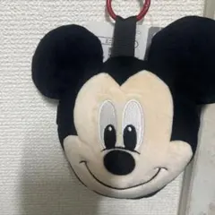 即購入歓迎♪ミッキー顔型ミニポーチ 新品タグ付のサムネイル